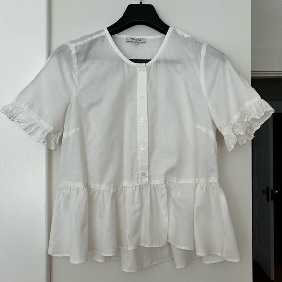 Madewell Tops - Gorgeous white Madewell cotton top
